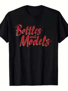 Texto inspirador en tonos rojos que expresa confianza alegría y actitud moderna resaltando el espíritu de celebración urbana con letras llamativas sobre fondo oscuro camiseta de mujer casual cómoda para uso diario - Negro - Ver 1