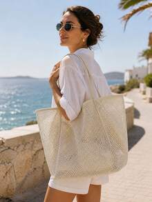 Women Top Handle Bags - 黃色 - 查看 6