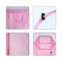 2pcs/Set Dual-Shoulder Mesh Backpack, Multiple Colors Available, Toiletry Bag, Beach Storage Bag, Women's Backpack, Large Capacity Mesh Pouch, Multifunctional Travel Backpack, Beach Accessory Storage Bag, Portable Dual-Shoulder Seashell Storage Mesh Bag, Suitable For Various Occasions - Multicolor - View 6