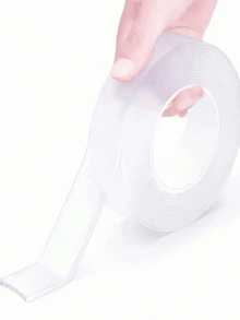 1 Cuộn băng keo hai mặt nano tái sử dụng 1/3/5/10M, độ bám dính cao, đa năng, có thể tháo rời và giặt được, thích hợp cho nhà/văn phòng/xe hơi, lý tưởng cho trang trí nhà cửa, dán tường, không gây hư hại. - Nhiều màu - Xem 8