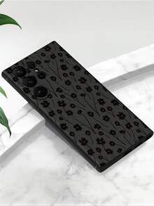 1 ốp lưng điện thoại TPU mềm in hình hoa may mắn, chống trầy xước và chống sốc, tương thích với các dòng Honor, Galaxy [Phiên bản quốc tế] - màu đen - Xem 4