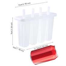 1pc Multi-Shape Reusable Popsicle Mold With Lid, Suitable For Homemade Popsicles, Ice Cream, Jelly And Summer Party Snacks, Home Kitchen Freezer Mold - Random Color/style - View 8