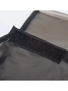 Jubah Salon Rambut Ekstra Besar Tahan Air untuk Pengeritingan, Pewarnaan, dan Perawatan Rambut, Alat Tata Rambut - Hitam - View 5