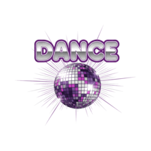 Shimmering Retro Disco Ball DANCE Tee - 70s Nostalgia Collection - Blanco - Ver 9