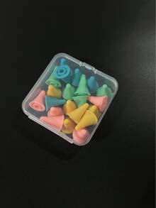 20pcs Multi-Color Knitting Needle Protectors, 2 Sizes (20pcs Small/20pcs Large) In Plastic Box, Random Color Knitting Needle Tip Covers - Sweater and Hat - View 4