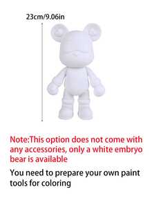 11件套 - 23厘米/9英寸创意手工流体熊玩具，DIY减压玩具，涂鸦绘画用品套装，生日礼物，派对节日礼物，房间墙面装饰【随机发货】 - 彩色 - 查看 28