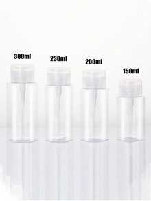 1/2個 150ml/200ml/300ml 美甲壓泵分裝瓶，粉色蝴蝶結圖案透明壓瓶，酒精美甲除光劑儲存容器，大容量卸妝空瓶可重複使用，美甲除光劑壓泵分裝瓶，空化妝品丙酮容器旅行瓶泵頭，化妝配件宿舍浴室必需品 - 彩色 - 查看 7