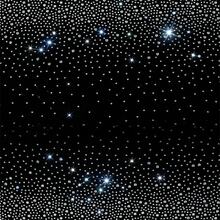 4/6/12pcs Gradient Polka Dot Gold Hot-Pressed Rhinestone Starry Sky Crystal Heat Transfer Sticker, Shiny Heat-Sealed Rhinestone Decorative Sticker, Size: 24*15cm - Fashionable - View 8
