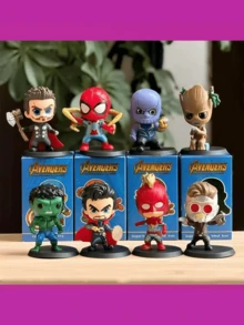 [Bộ sưu tập mô hình Marvel Avengers Blind Box, mô hình hành động mini series mới, món quà tuyệt vời cho bạn bè, sinh nhật, tiệc Phục Sinh, siêu anh hùng, Người Nhện, bé trai và bé gái, bao gồm túi bí mật, đồ sưu tầm hot, quà tặng bất ngờ, quà Halloween, đồ trang trí tiệc, phù hợp với nhiều dịp] - Nhiều màu - Xem 3