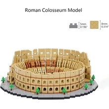 5446PCS Colosseum/1550PCS Ancient Rome/3585PCS Eiffel Tower/3377PCS Louvre/1306PCS Paris Tower Building Blocks Eternal City Set - Explore World Wonders, Perfect Choice For Collectors And Holiday Gifts - Colour Box - View 11
