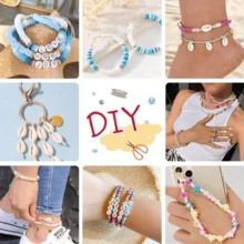 Bộ 24/15 hạt cườm kiểu đại dương dùng để tự làm vòng tay, vòng cổ, vòng chân, dây đeo điện thoại, nhẫn. - Nhiều màu - Xem 6