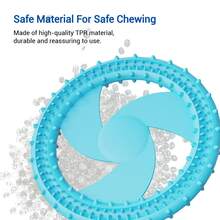 Đồ chơi mềm chống cắn cho chó, làm từ silicon TPR, tương tác giúp vệ sinh răng miệng, huấn luyện thú cưng ngoài trời. - Nhiều màu - Xem 10