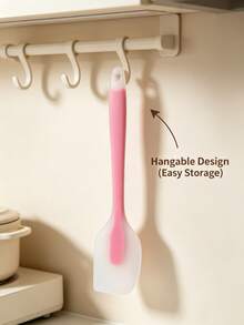 Espátula de silicona de alta calidad, resistente al calor y antiadherente, herramienta de cocina para hornear - sin costuras, duradera, adecuada para mezclar, pastel, crema y raspar mantequilla - Multicolor - Ver 10