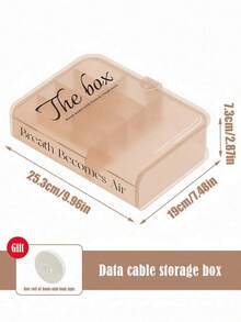 Hộp quản lý dây cáp bàn làm việc, hộp đựng dây nguồn đa chức năng có nắp đậy, thích hợp cho bộ sạc điện thoại, phích cắm và dây cáp dữ liệu; hộp đựng trang sức bền chắc, hộp đựng có ngăn kiểu sách, thích hợp để đựng bông tai, nhẫn, dây chuyền, vòng tay; hộp đựng mỹ phẩm tại nhà/văn phòng; đồ dùng phòng tắm; phụ kiện bàn làm việc; đồ dùng lưu trữ tại nhà - Nhiều màu - Xem 4