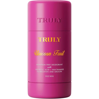  Truly Unicorn Fruit Skin Brightening & Smoothing Aluminum Free Deodorant 3 OZ/85 G