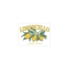Vintage Limoncello Italian Riviera Lemon Branch Graphic Tee - Negro - Ver 10