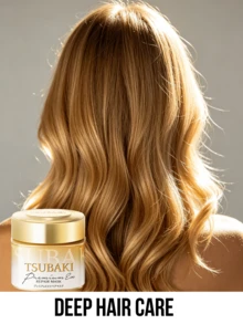 Fino Tsubaki Premium Repair Hair Mask 180g Deeply Nourishes And Repairs Damaged Hair. Suitable For All Hair Types, Especially Dry, Frizzy, And Damaged Hair. - 金罐髮膜 - 查看 2