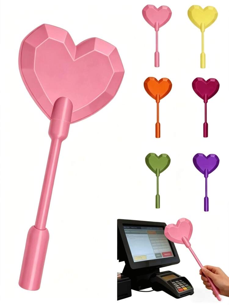 Heart-Shaped Contactless Payment Card Holder, Wand-Style Credit Card Holder, Portable Contactless Payment Device Holder, Unique "Payment Wand", Practical Birthday Gift - Perfect For Tech Enthusiasts And Magic Lovers - 3D Printed Wand Card Holder - A - View 5