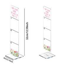 1pc Detachable Acrylic Computer Monitor Memo Board With Stand, Memo Note Holder Clip For Desk, Office Accessory Office Desk Desk Office Supplies Office Accessories - 1 Set Of Transparent Version - View 6