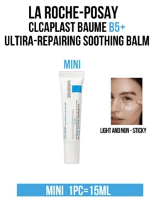 La Roche Posay Cicaplast Baume B5+ 超强修护舒缓膏 15/40ml，蕴含 5% 维生素 B5、积雪草苷和温泉水，有效舒缓肌肤，修复受损屏障。质地轻盈不油腻，快速吸收，适合所有肤质，尤其适合敏感肌或术后肌肤。完美适用于日常护理、季节性干燥和压力引起的泛红。 - 理膚泉B5修復乳霜 - 查看 12