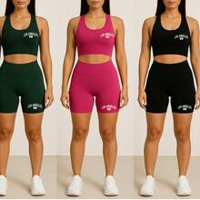 Kit Of 3 Women's Gym Top And Shorts Set - Los Angeles - 彩色 - 查看 1