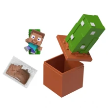 Mattel 美泰官方Minecraft迷你人偶采矿系列 - 儿童积木玩具套装及收藏模型，粉丝正版礼物 - 彩色 - 查看 3