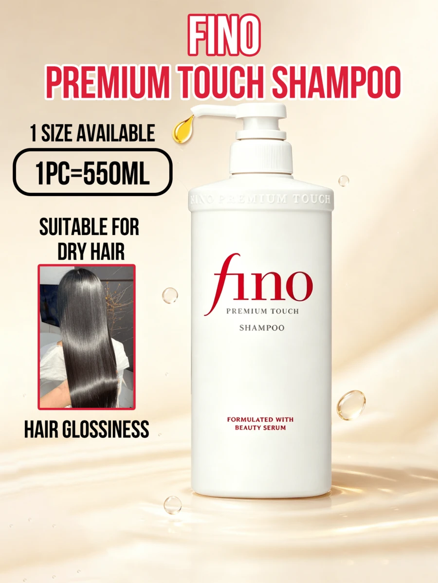 Fino Fenon Premium Smoothing Shampoo 550ml Leaves Hair Soft And Smooth. Deeply Moisturizes Hair. Rich Lather For Deep Cleansing And Repair Of Damaged Hair. Suitable For All Hair Types. - 洗髮精 - 查看 1