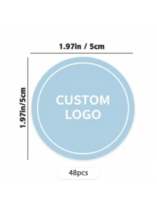 [Tùy chỉnh] 48/96/192/384/768 miếng dán tùy chỉnh 2 inch/Dán logo/Dán đám cưới/Dán tự thiết kế/Dán cá nhân hóa/Dán theo yêu cầu, Dán tem tùy chỉnh cho các công ty khởi nghiệp, đám cưới, quà tặng và khuyến mãi - Dán tùy chỉnh, Dán tem logo tùy chỉnh, Dán lễ rửa tội, Dán theo yêu cầu - Nhiều màu - Xem 6