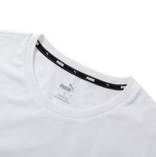 PUMA彪馬 LOGO刺繡健身訓練圓領短袖透氣 T卹 男款 白色 - 白色 - 查看 4
