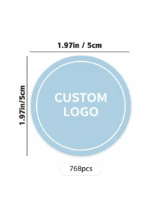 [Tùy chỉnh] 48/96/192/384/768 miếng dán tùy chỉnh 2 inch/Dán logo/Dán đám cưới/Dán tự thiết kế/Dán cá nhân hóa/Dán theo yêu cầu, Dán tem tùy chỉnh cho các công ty khởi nghiệp, đám cưới, quà tặng và khuyến mãi - Dán tùy chỉnh, Dán tem logo tùy chỉnh, Dán lễ rửa tội, Dán theo yêu cầu - Nhiều màu - Xem 8