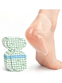 30pcs Invisible Moisturizing Heel Pads, Breathable Comfortable Cracked Heel Repair, Suitable For Sensitive Skin Foot Care (Random Style) - Multicolor - View 2