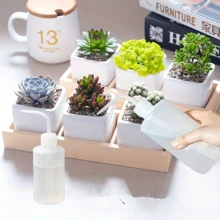 1-2件裝塑膠擠壓噴霧瓶，彎嘴植物澆水工具，多肉盆栽花卉澆水、紋身清潔、香水瓶、旅行分裝瓶 - 彩色 - 查看 4