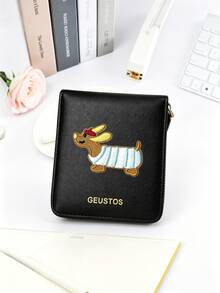 Dompet Koin Resleting Baru, Dompet Wanita Kompak Pendek Minimalis Niche Kelas Atas dengan Tempat Kartu Multifungsi - MultiWarna - View 3