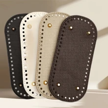 1 pieza/2/3Pcs Fondo de bolso de cuero PU, fondo de bolso precortado adecuado para la fabricación de bolsos DIY, adecuado para la fabricación de bolsos de mujer y la fabricación de carteras DIY - Multicolor - Ver 10