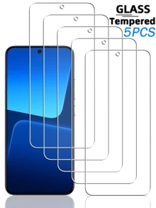 5Pcs Screen Protector Tempered Glass For Mi , Case Friendly, Scratch Resistant Bubble Free Anti-Fingerprints HD Clear,Tempered Glass Film For Redmi Mi - Clear - View 126