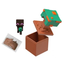 Mattel 美泰官方Minecraft迷你人偶采矿系列 - 儿童积木玩具套装及收藏模型，粉丝正版礼物 - 彩色 - 查看 2