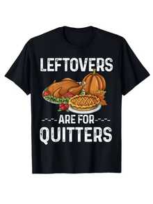 A Fun Scene Depicts A Feast With Juicy Turkey, Golden Cakes, Pumpkin, And Fruit, Celebrating The Abundant Spirit Of Sharing And Joy During Family Gatherings. A Comfortable, Modern, Casual Women's T-Shirt, Perfect For Parties Or As A Gift. - 黑色 - 查看 8