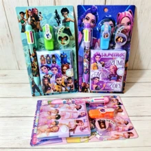 Bộ văn phòng phẩm anime gồm 1 món, bao gồm bút rút, sổ tay lò xo và băng dính trang trí, thích hợp cho người hâm mộ và học sinh (mẫu ngẫu nhiên) - Nhiều màu - Xem 8