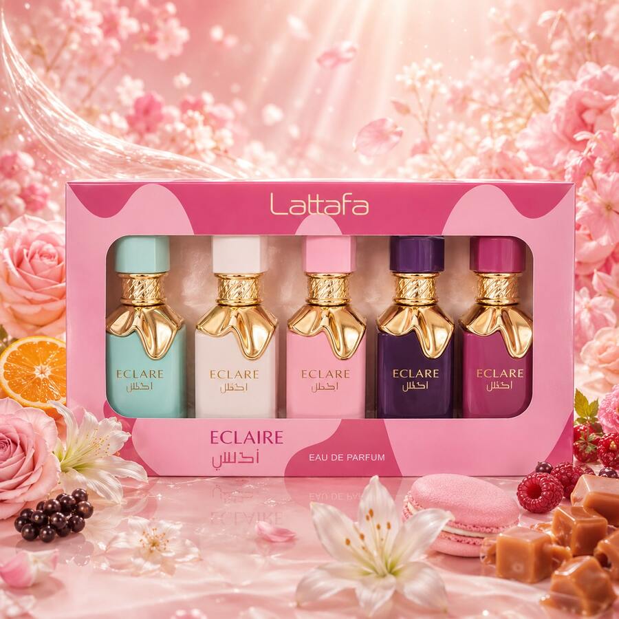 LATTAFA ECLAIRE PINK GIFT SET - EAU DE PARFUM - Sweet - View 1