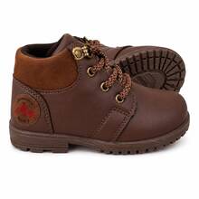 Boys' Classic Tractor Sole Ankle Boots, Comfortable Casual Winter Boots - Rỉ Nâu - Xem 6
