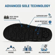 Women's Breathable Non-Slip Casual Trainers For Outdoor Hiking In A Lightweight Mid-Top Ankle Boot Walking Shoes - Black - View 4