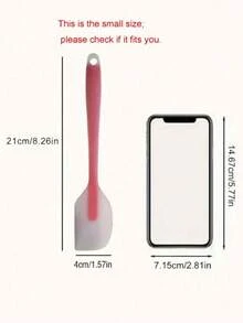 Espátula de silicona de alta calidad, resistente al calor y antiadherente, herramienta de cocina para hornear - sin costuras, duradera, adecuada para mezclar, pastel, crema y raspar mantequilla - Multicolor - Ver 7