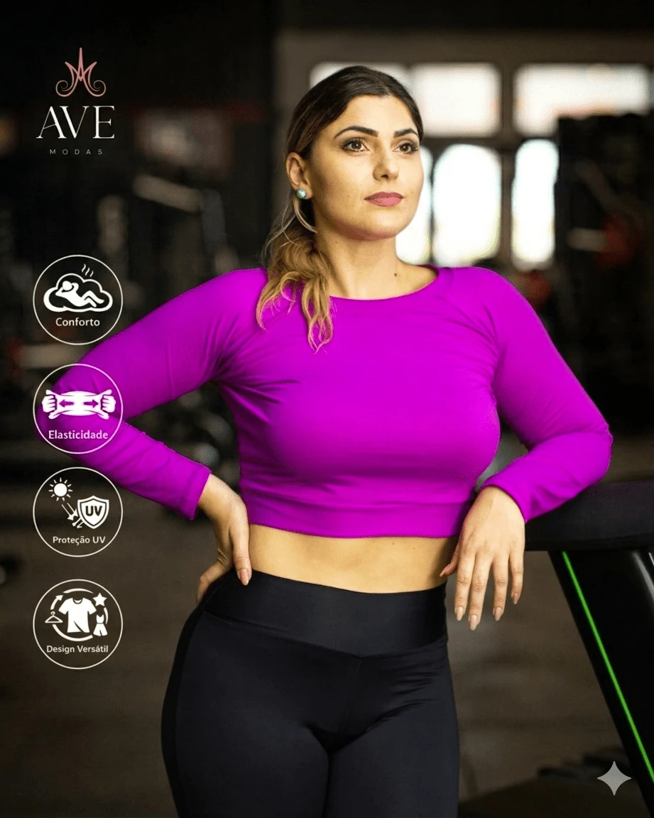 Women Sports Tees & Tanks - Purple - View 1