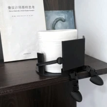1個創意人型坐式衛生紙架 - 趣味坐姿設計，ABS樹脂材質，浴室衛生紙收納櫃/獨特家居裝飾/桌面收納，適用於浴室/臥室/客廳，可作為送給朋友和家人的禮物，極簡風格 (衛生紙架/浴室收納/趣味家居裝飾/新穎禮物/獨特禮物/浴室配件/桌面收納) - 彩色 - 查看 8
