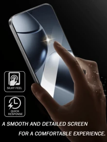 6pcs Phone Screen Protector, Ultra Clear, Anti-Fingerprint, 9H Hardness Tempered Glass Film, Anti-Scratch, Easy Installation, Fits Phone Case, No Bubbles, Suitable For Redmi Mi - Clear - View 6