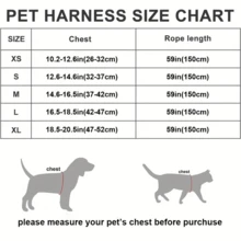Cat Leash Set, Soft Breathable Vest With Reflective Strip, Escape-Proof Cat Harness, Suitable For Walking Cats And Outdoor Activities, Pet Vest Leash - Multicolor - View 3