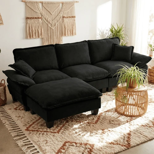 Sofas & Couches - 黑色 - 查看 1