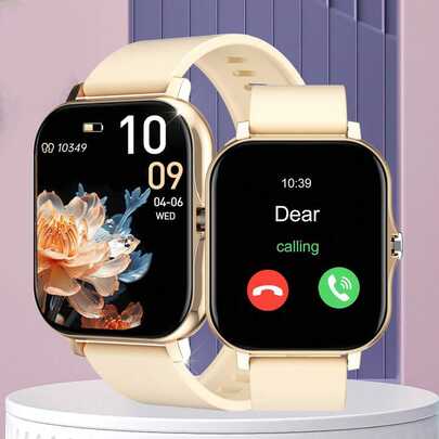 1.83 Inch Full Screen Metal Body Smart Watch, Compatible With IOS And Android Phones, (Call/Dial), Multiple Sports Modes/Abundant Watch Faces/Built-In Games/AI Voice Control/Unisex Fitness Watch