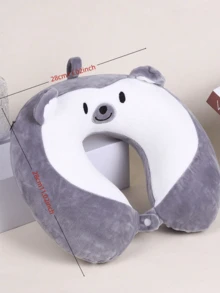 高级U型颈枕，适用于飞机、高铁、睡眠、小憩，U型颈部支撑枕 - 嫩芽綠色 - 查看 2