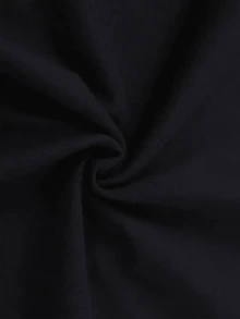 Camiseta de Mujer Elegante, Camisa Casual de Cuello Redondo con Estampado de Corazón para Navidad, Lavable a Máquina - Perfecta para Uso Casual y de Ocio - Negro - Ver 5